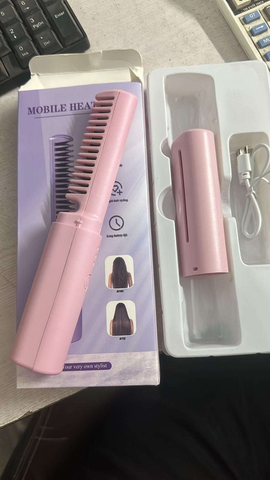 Rechargeable Wireless Hair Straightener